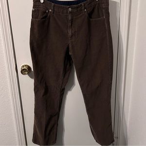 Corduroy Pants Men’s Size 36x30 Brown